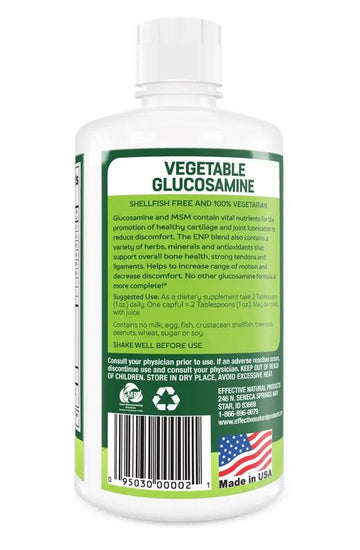 Faire-Effective Natural Products joint supplement Vegan Glucosamine Natural Joint Supplement